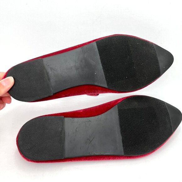 Torrid Berry Pink/Red Mary Jane Flats - Size 8WW - Picture 9 of 9